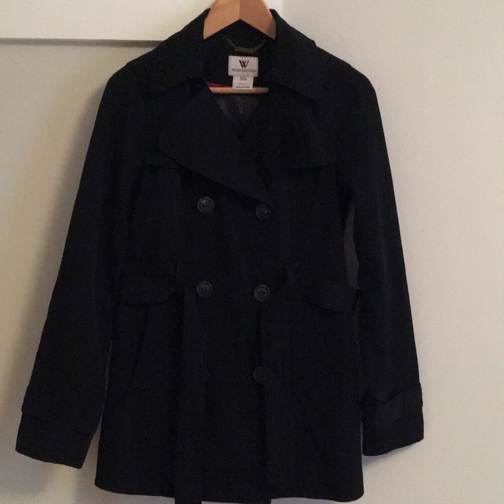 Black Worthington trench coat